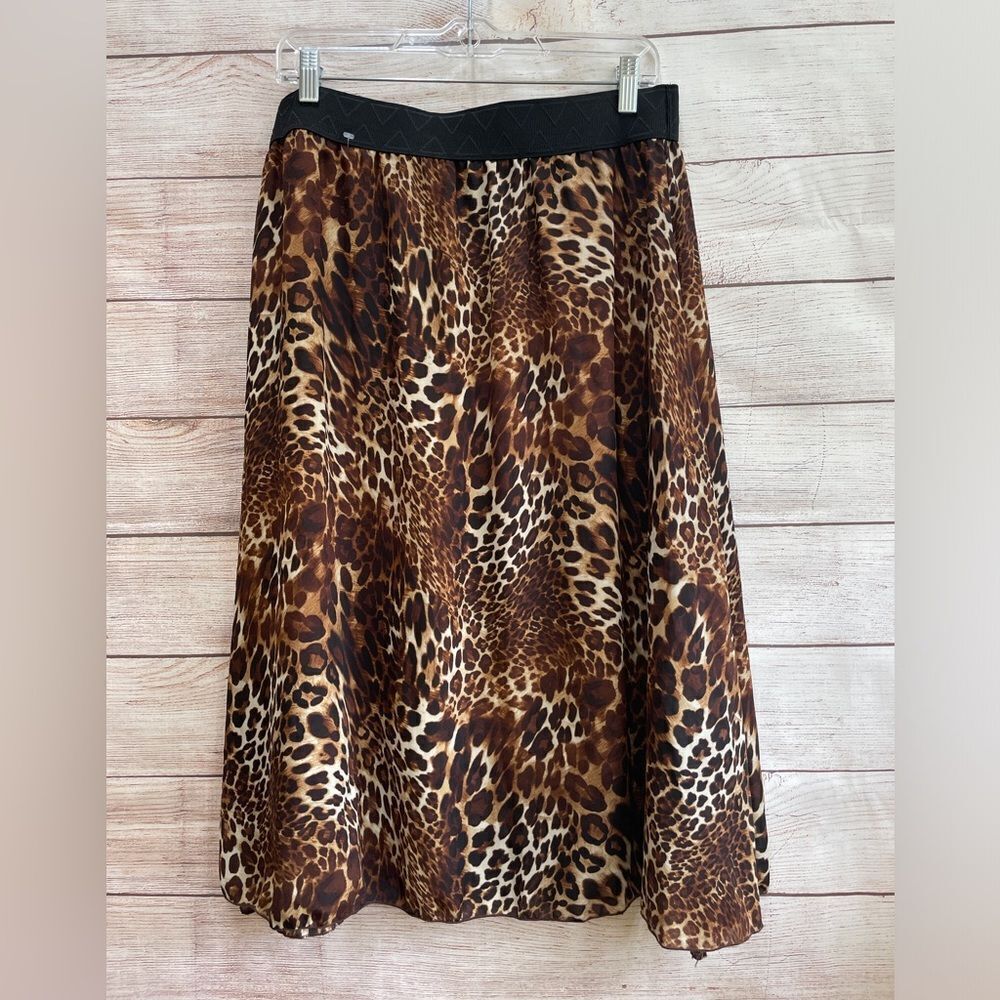 ‎LULAROE LEOPARD PRINT SKIRT